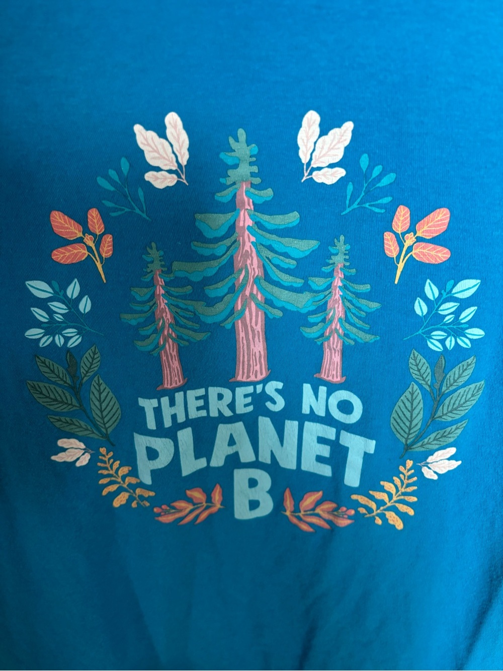 Diego blue “there is no planet B” size XL t shirt